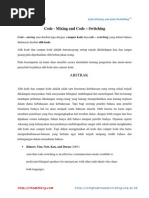 Download Code Mixing and Code Switching by Witha Virtayani SN58098497 doc pdf