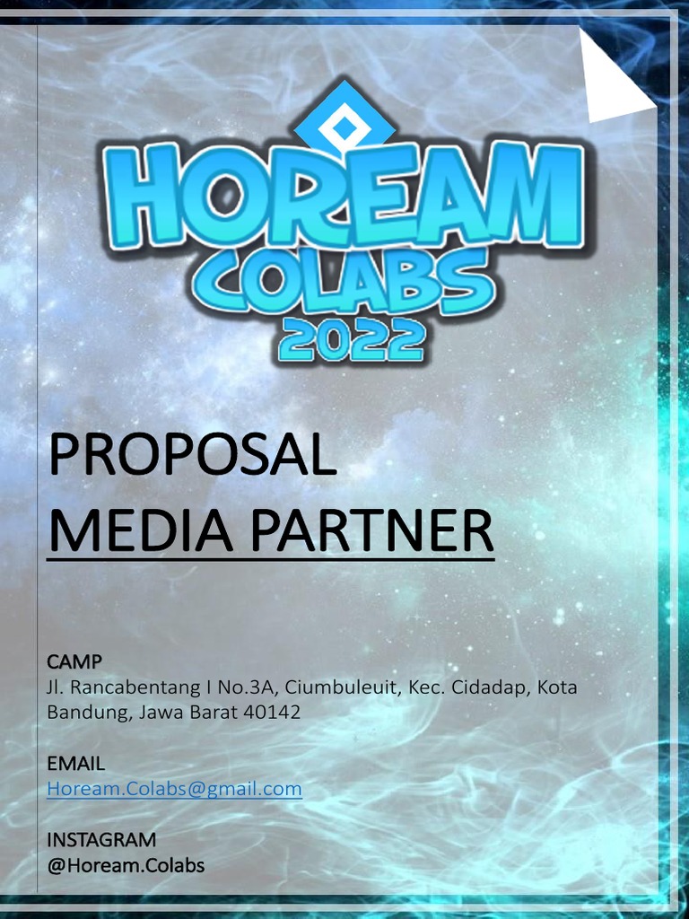 Proposal Kerjasama Media Partner 2022 | PDF