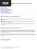 Dell PowerEdge 1650 Service Manual