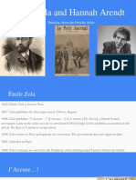 Émile Zola and Hannah Arendt: Thinking About The Dreyfus Affair