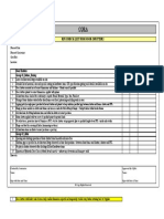 Rfi Check-List For Door Shutters