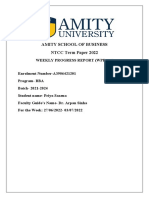 Amity School of Business NTCC Term Paper 2022