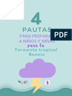 Bonikit Infantil para La Tormenta Tropical Bonnie