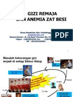 Gizi Pada Remaja