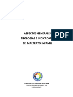 Tipologías e Indicadores Maltrato Infantil