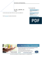 Reducing Emissions CO, CO, and HC, On Vehicles With Gasoline Fuel