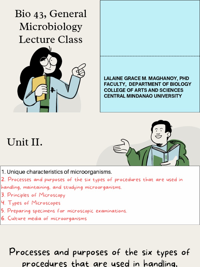 Unit II. 2 Bio 43, General Microbiology Lecture Class | PDF | Smallpox ...