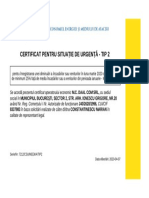Certificat Galben 2020-04-07