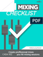 Spanish - 101 Mixing Checklist