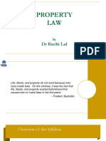 Property LAW: DR Ruchi Lal