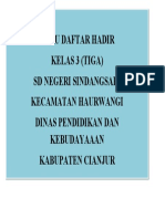 Buku Daftar Hadir Cover