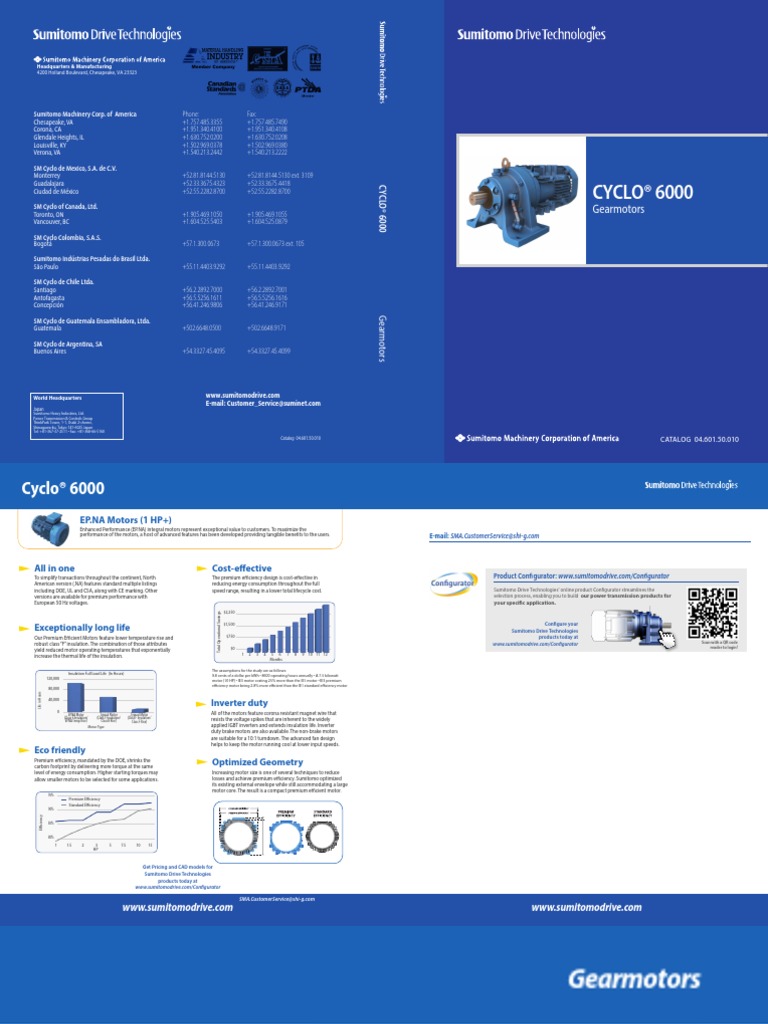 Sumitomo Full Cyclo Catalog PDF Electric Motor Building Insulation