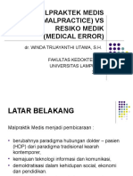 ASPEK - HUKUM - MALPRAKTEK - MEDIS - WINDA, DR, S.H 2015ppt