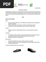 Convocation Dress Code 2024 | PDF