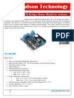 Handson Technology: L298P 2-A Dual H-Bridge Motor Shield For Arduino