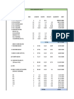 Measurement Sheet Plan 1