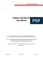 Numaker Nuc980 Iiot User Manual