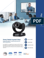 Every Detail Crystal Clear: Professional USB 3.1 Conferencing Camera For Mid-to-Large Rooms