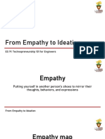 From Empathy To Ideation