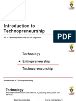 Introduction To Technopreneurship