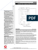 Features: Definite Time Frequency Relay With ROCOF