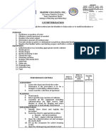 Catheterization Checklist