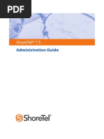 ShoreTel - Shoretel 7.5 Admin Guide