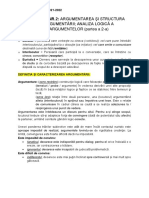 Argumentarea Şi Structura Argumentării Analiza Logică A Argumentelor