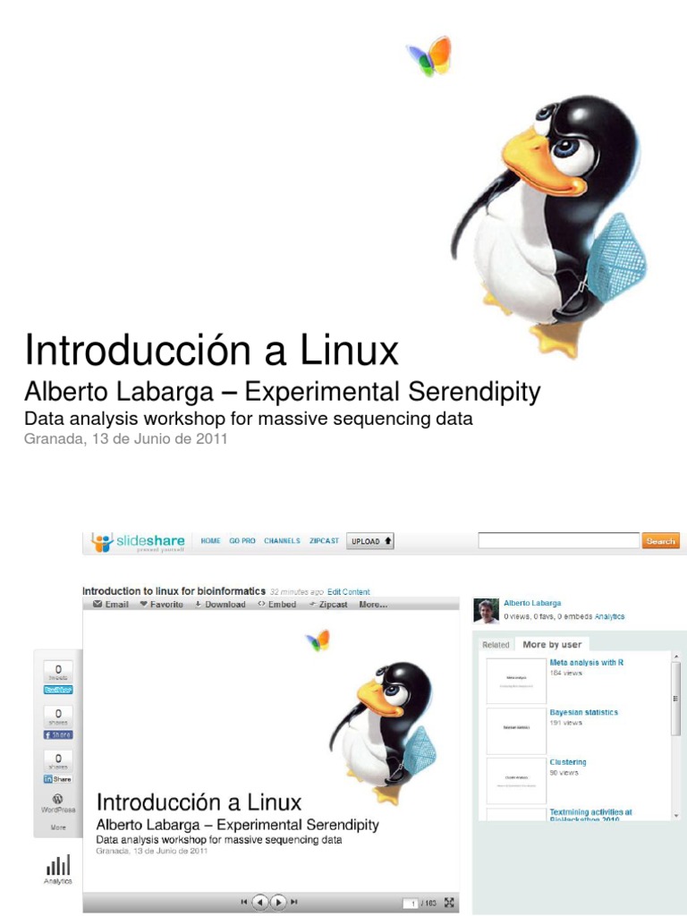 Introducción a Linux para Bioinformática | PDF | Interfaz de línea de ...