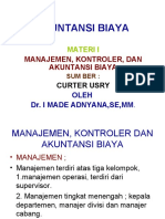 Akuntansi Biaya Materi I s1