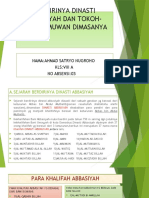 Berdirinya Dinasti Abbasiyah Dan Tokoh-Tokoh Ilmuwan Dimasanya