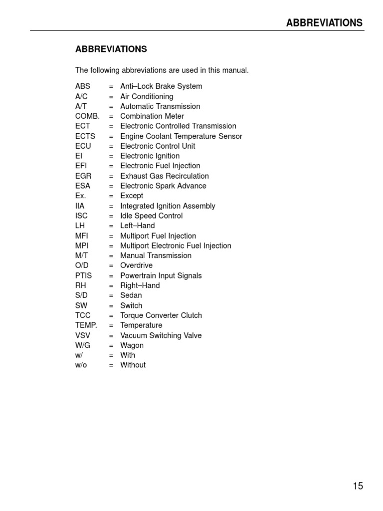 Corolla AE101 (1992-1998) Wiring | PDF | Anti Lock Braking System ...