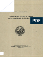 A Evolução Do Conceito de Função Na Segunda Metade Do Século XVIII