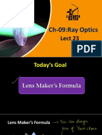 Ch-09:Ray Optics: Lect 23