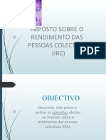 Ufcd 0576 Imposto Sobre o Rendimento - Irc