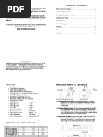 Ma Amp Manual