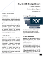 BAJA SAE Design Report: Team Atharva