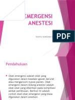 Obat Emergensi Dalam Anestesi