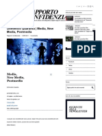 Domenico Quaranta _ Media, New Media, Postmedia _ Rapporto Confidenziale