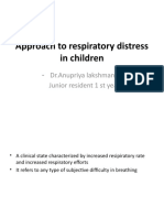 Approach To Respiratory Distress in Children-1