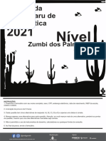 Prova - Zumbi Dos Palmares - 2021