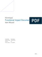 Functional Impact Document: Item Wizard