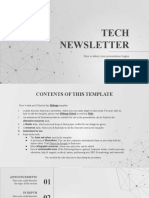 Tech Newsletter by Slidesgo