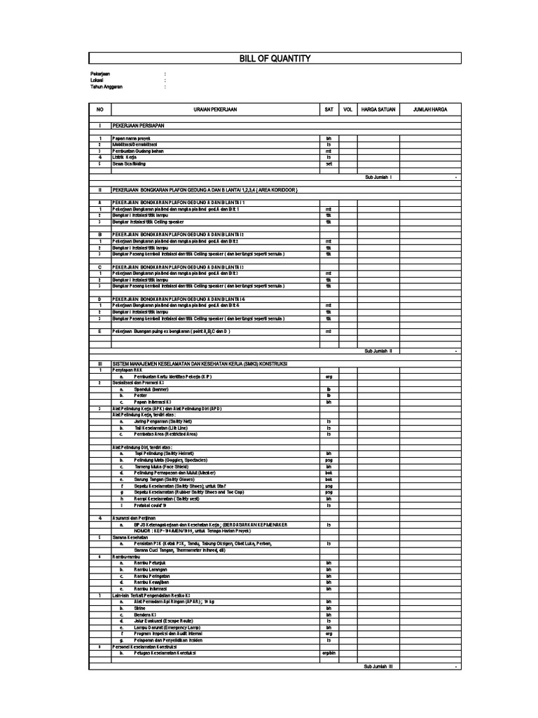 Contoh Rab | PDF