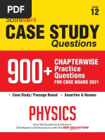 Scoremore Case Study Chaperwise Practice Questions Physics Class 12 Sample Short