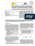 NTP 1164 Vibraciones Aplicacion Practica Del Método de Puntos de Exposicion A Puestos de Trabajo Variables - Año 2021