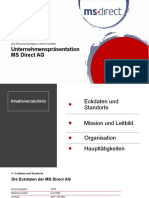 Unternehmenspraesentation MS Direct Kurz