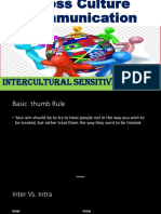 Cross Culture Communication  Intercultural sensitivities (1)