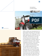 Innovations of Great Value.: ZF Drivelines For Agricultural Machines