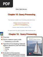 Chapter 15: Query Processing